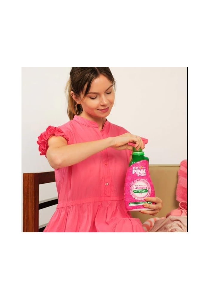 The Pink Stuff Star Drops - Miracle Laundry Detergent Bio Liquid 960ml - Image 4