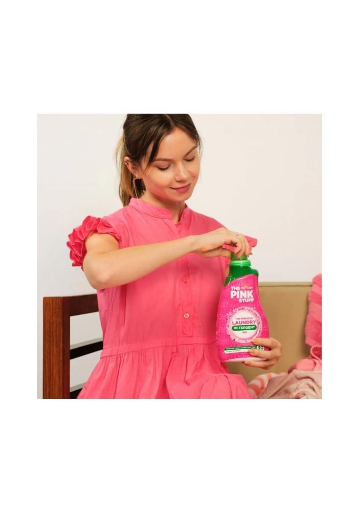 The Pink Stuff Star Drops - Miracle Laundry Detergent Bio Liquid 960ml - Image 3