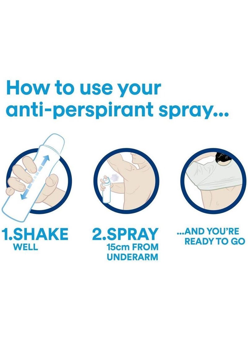 دوف مزيل عرق دوف مين+كير إنفيزيبل دراي سبراي مضاد للتعرق، 6 عبوات × 250 مل - Image 5