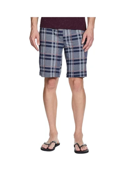 JOCKEY Jockey IM02 Men Tencel Micro Modal Cotton Elastane Stretch Regular Fit Checkered Sleep Shorts with Side Pockets