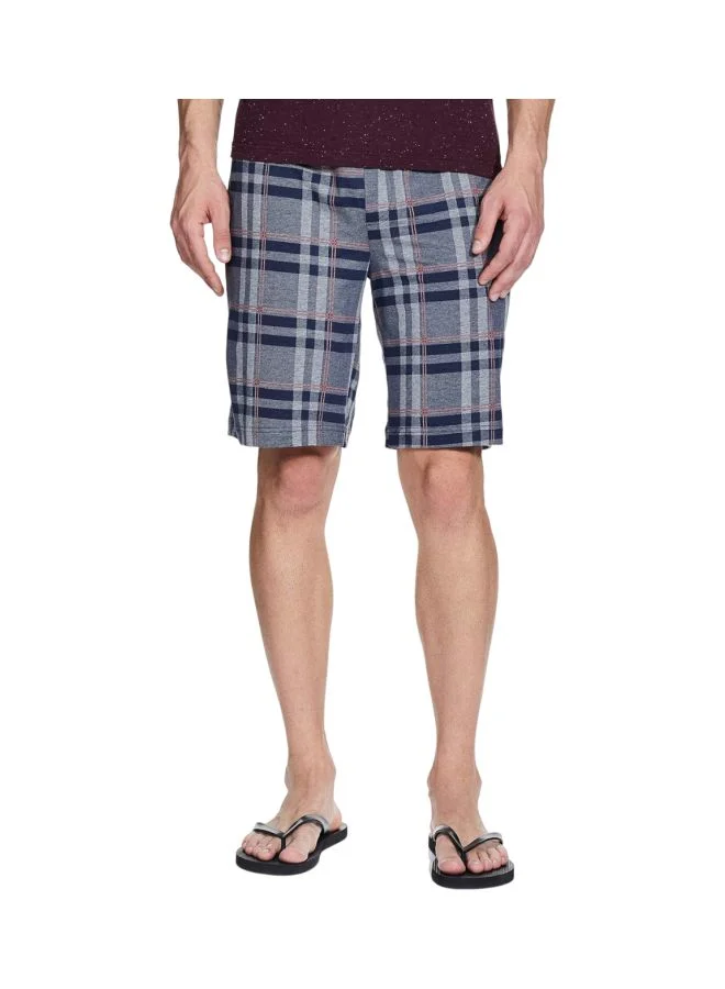 JOCKEY Jockey IM02 Men Tencel Micro Modal Cotton Elastane Stretch Regular Fit Checkered Sleep Shorts with Side Pockets