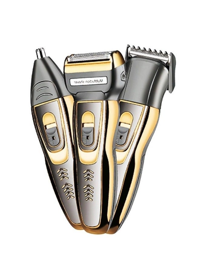 Krome 3-in-1 Professional Beard Ear And Nose Trimmer Machine - Image 4