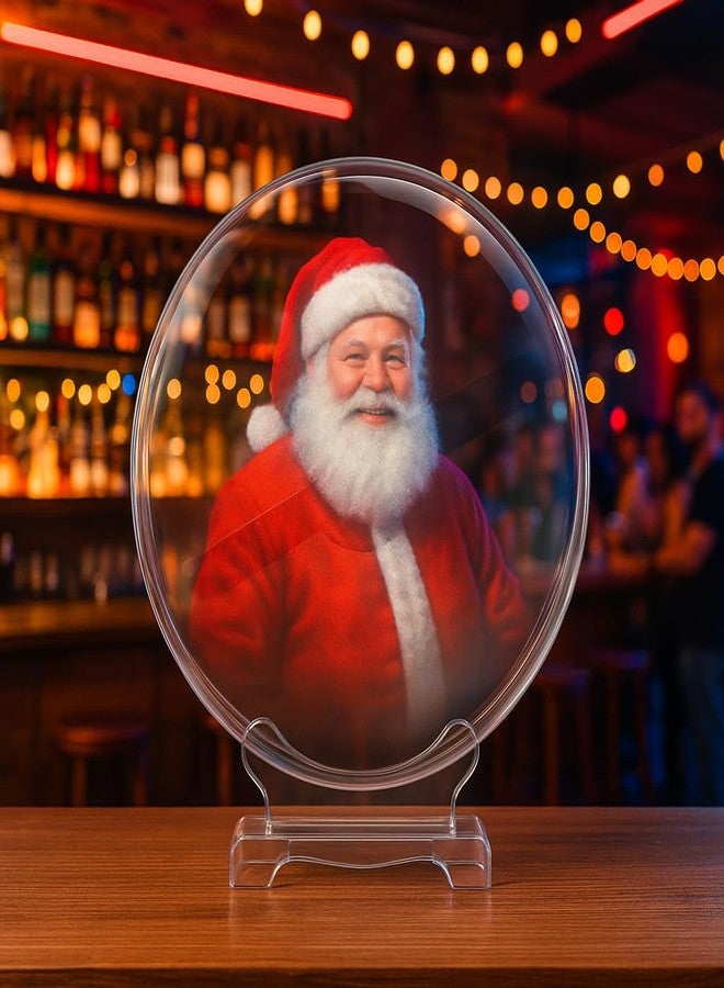 Missyou 3D HologramFan,7.9" 3D Hologramfan Projector Holographic Christmas Tree Advertising Display with Cover, Video Library and Remote and Speaker for Business Store Signs,Bar,Casino,Party - Image 1