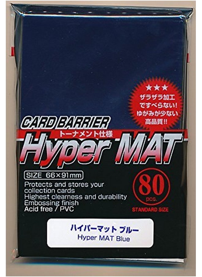 KMC KMC Hyper Matte Sleeves BlueÃƒÂ-5 Sets (5 Packs/total 400 Sheets) (Japan Import) Made in Japan by KMC  - Image 3