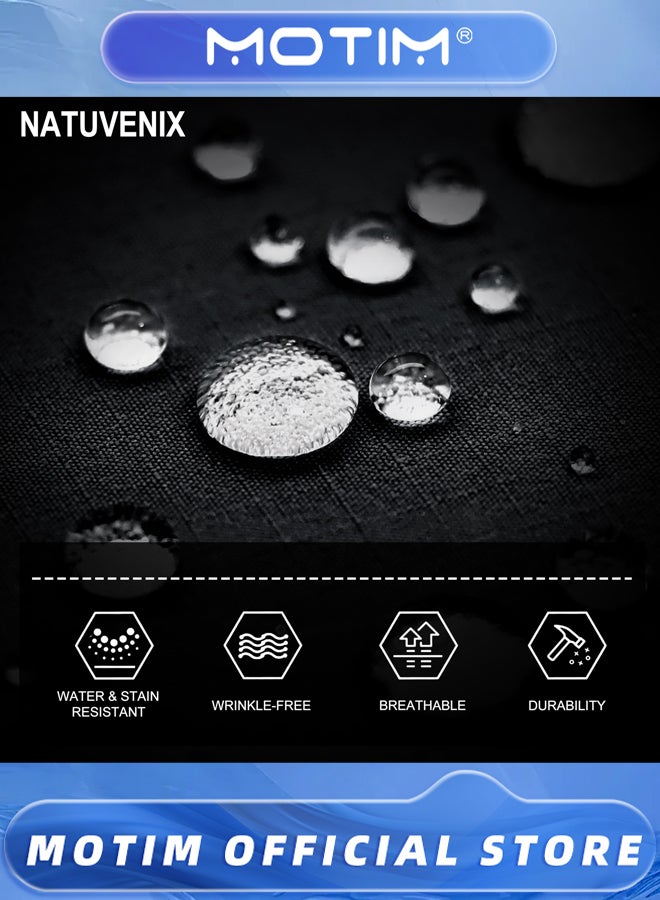 موتيم بنطلون تكتيكي رجالي للارتداء اليومي، مقاوم للماء، بنطلون كارجو مقاوم للتمزق، جيوب قابلة للتوسيع، بنطلون عمل للمشي لمسافات طويلة، ملابس خارجية - Image 2