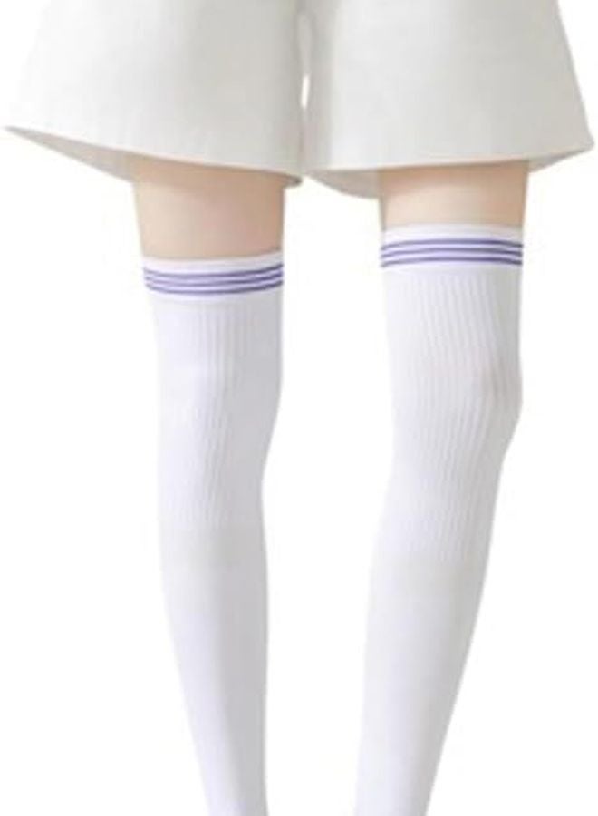Compression Socks Over The Knee For Women Sports Running Skipping Rope Color E Size 1 - Image 1