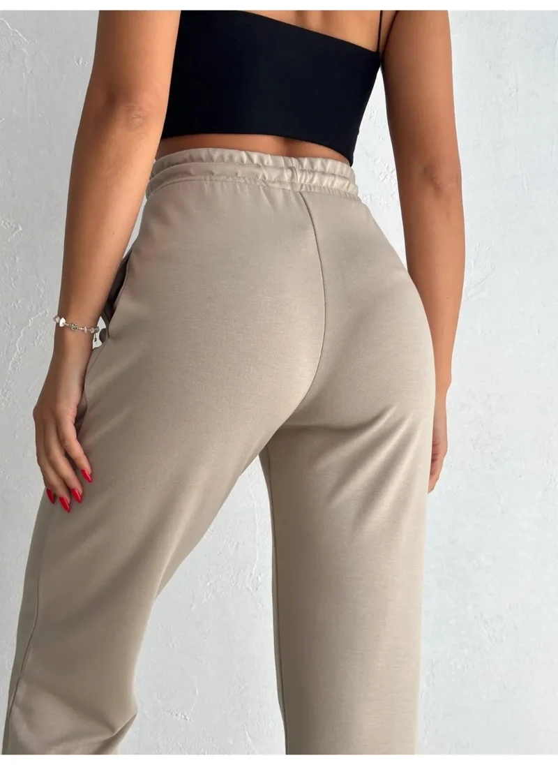 Swana Pleated Modal Fabric Relaxed Fit Trousers