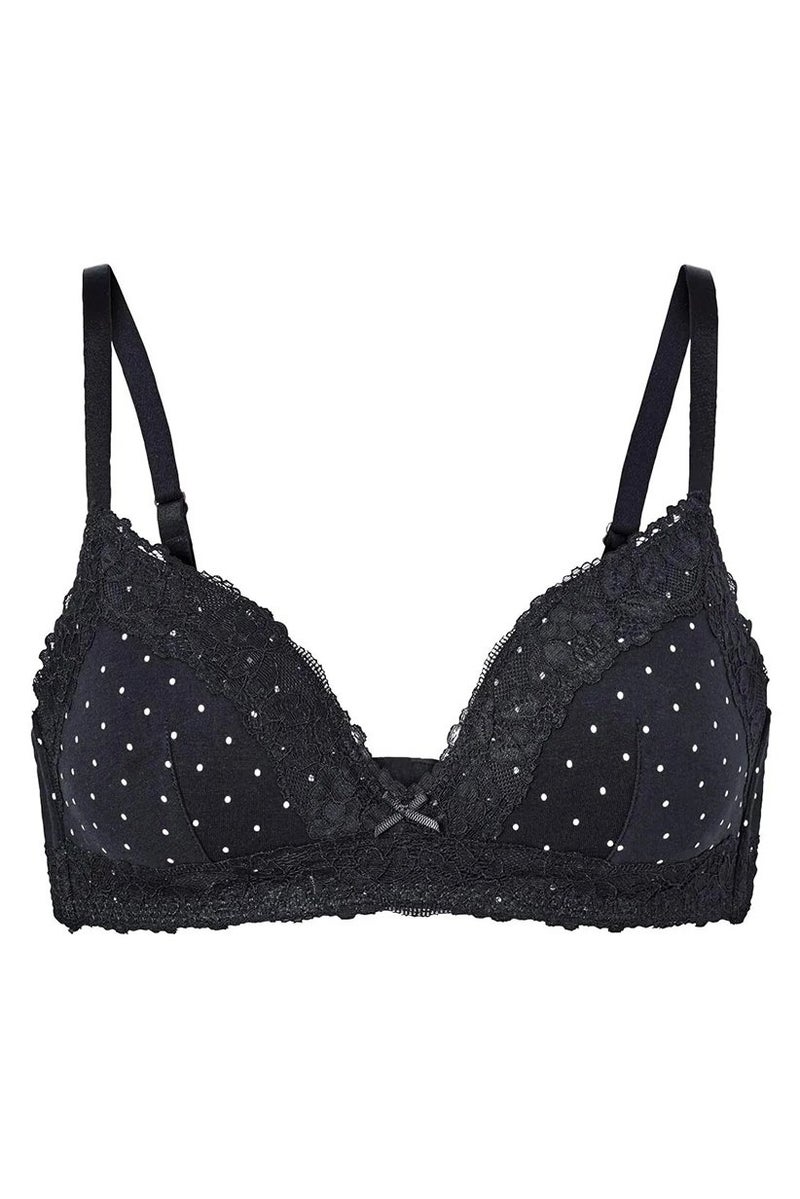 Tchibo Women Non Wire Soft Cup Bra, Black - Image 3