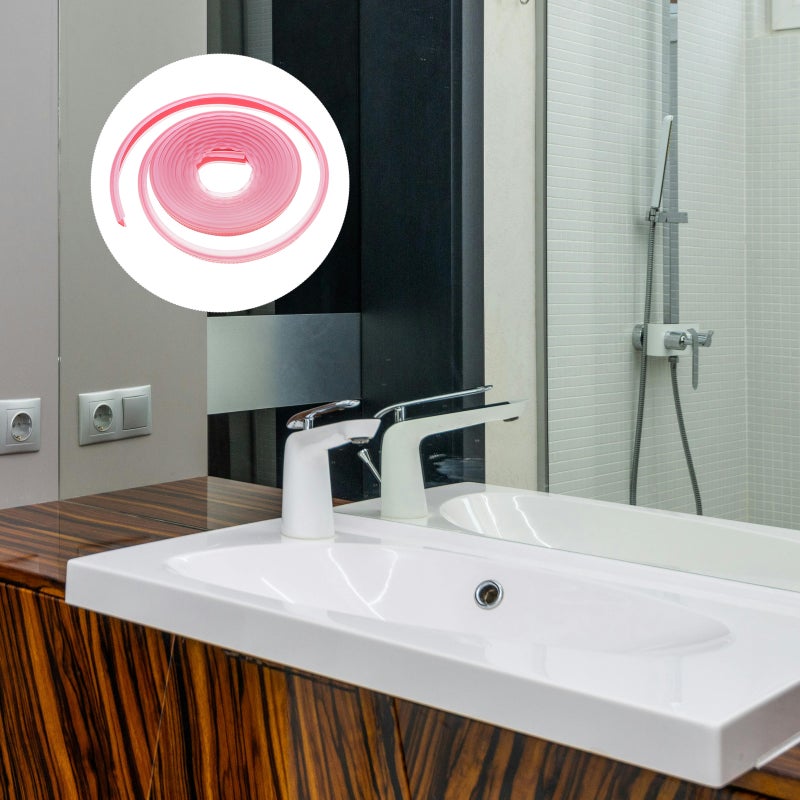 1 Roll of Shower Threshold Water Strip Water Cooktop Water Strip Kitchen Water Retaining Strip - Image 1