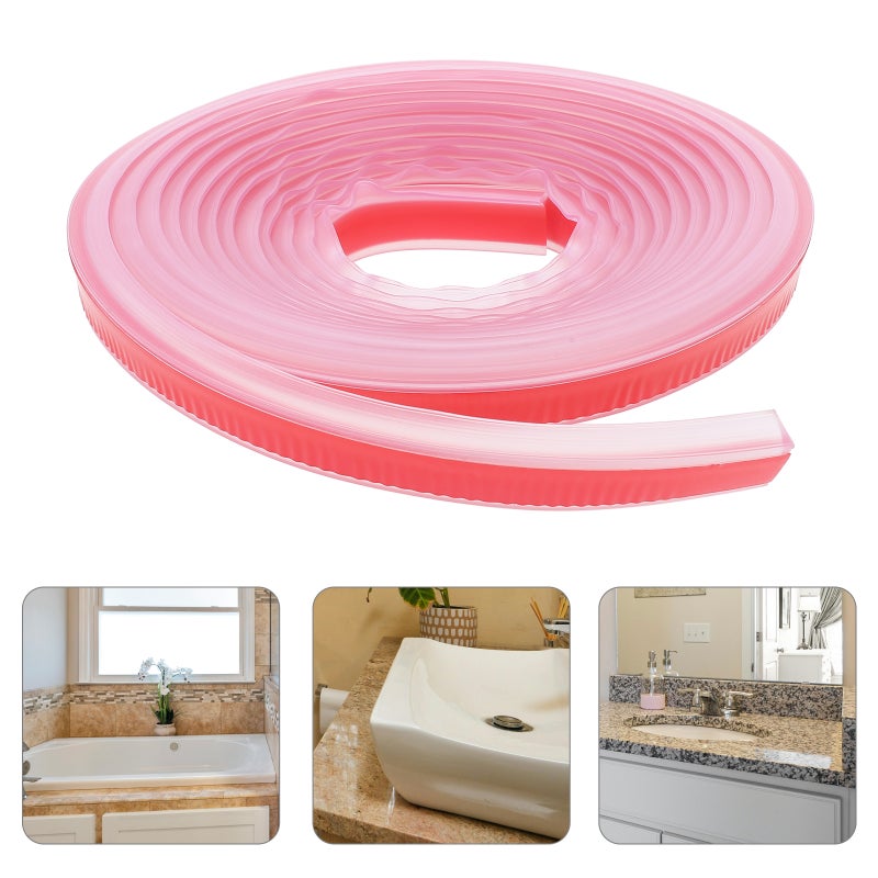 1 Roll of Shower Threshold Water Strip Water Cooktop Water Strip Kitchen Water Retaining Strip - Image 2