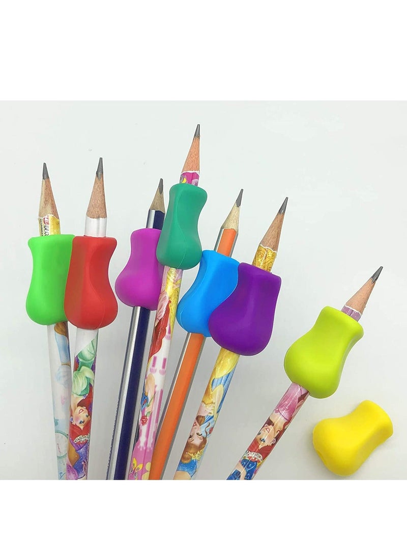 Generic - Pencil Grips for Children,10 Pack Pencil Grips for Kids Handwriting, Ergonomic Writing Training Aid Correction Silicon Gel Pencil Grip for Children Preschoolers 10Pack - Image 1