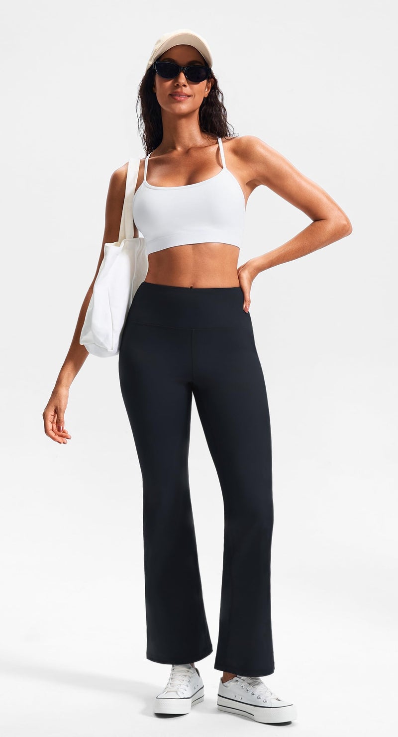 JOYSPELS Sports Bras for Women Workout Tops Open Back Racerback Padded Athletic Yoga Bra Basic Wireless Bra White - Image 5