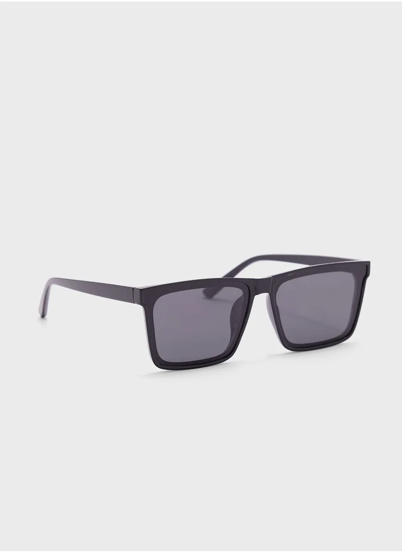 سفنتي فايف Casual Polarized Lens Wayfarer Sunglasses