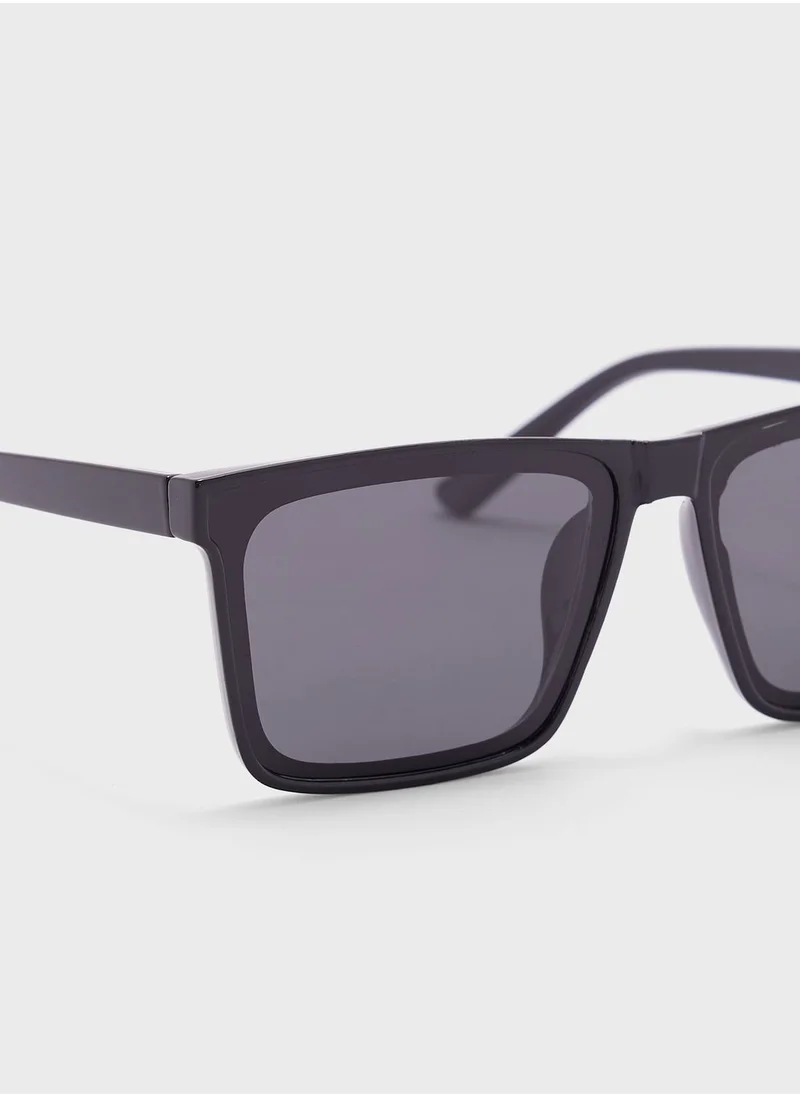 سفنتي فايف Casual Polarized Lens Wayfarer Sunglasses