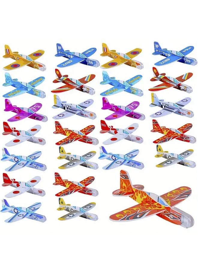 10Pcs Glider Paper Airplane 3D Puzzle Set Educational STEM Toy Birthday Party Gift - Image 1