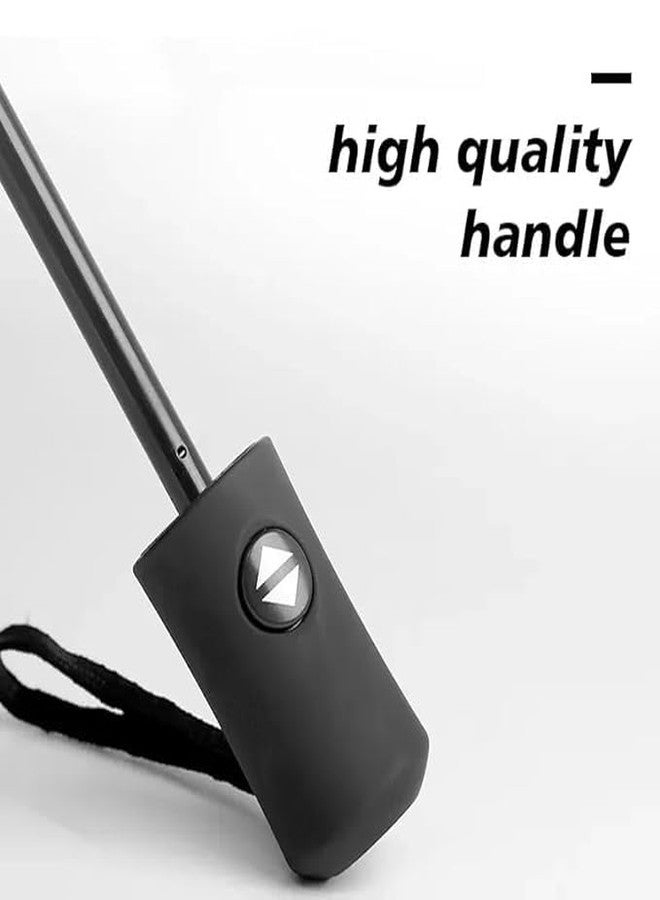 OffyBird Windproof Travel Automatic Open & Close Umbrella for Rain and Sun - Folding Car Umbrella for Men & Women, UV Protection Strong Wind-Resistant Umbrella (Green) - Image 5