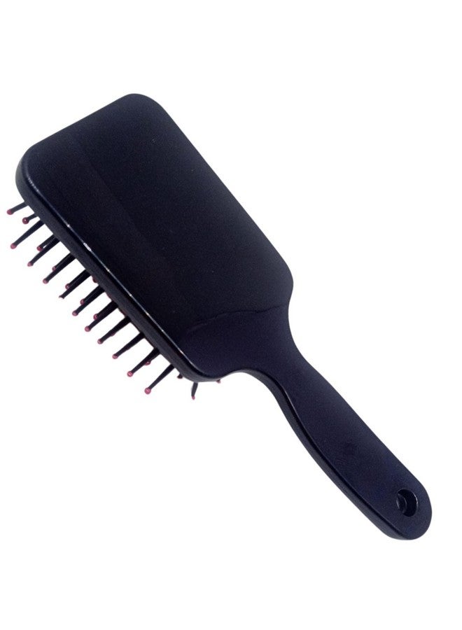 Scarlet Line Small Paddle Brush With Flexible Soft Nylon Ball Tips Bristles For Thick Curly Straight Thin Long Short Wet Dry Hair For Men Women - Image 2