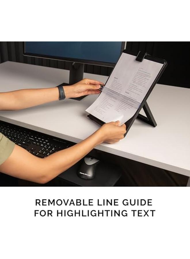 Fellowes Letter Sized Non Magnetic Copyholder Black 21106 7.38 X 10.13 X 11.25 Inches - Image 4