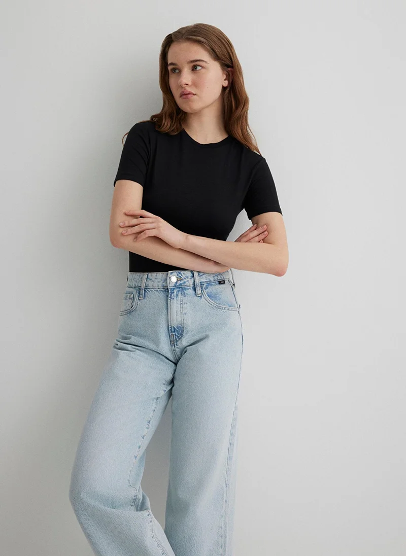 MAVI Black Basic Top