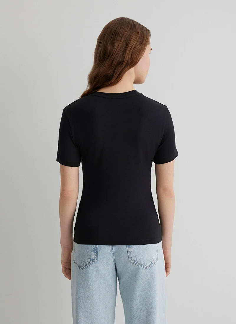 مافي Black Basic Top
