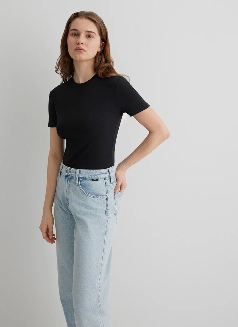 مافي Black Basic Top