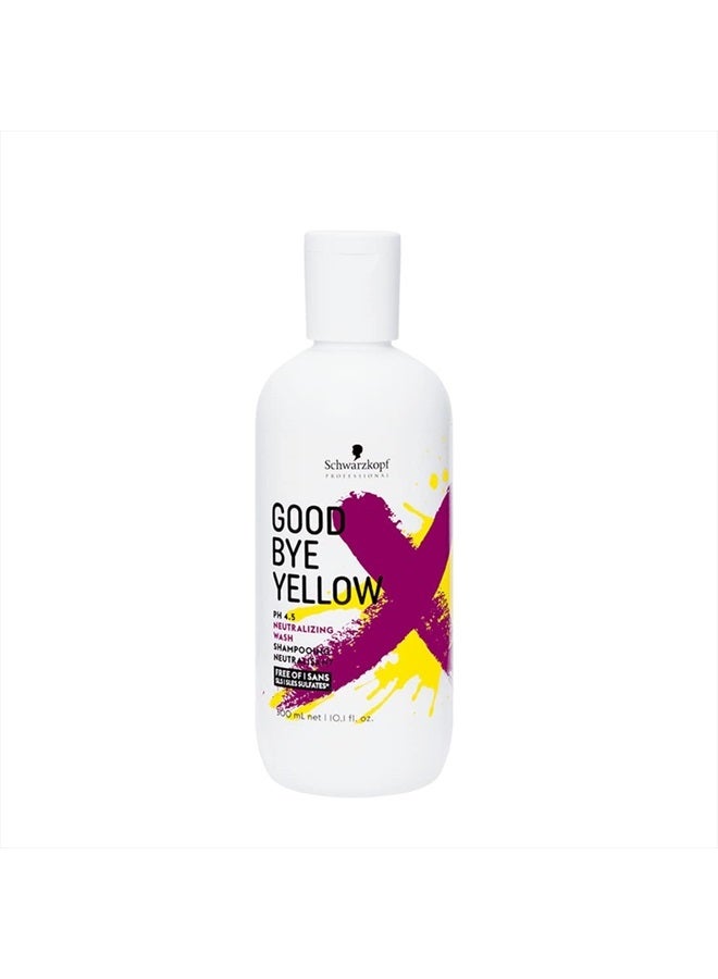 Goodbye Yellow by Schwarzkopf Shampoo 300ml, 10.0 Ounce (4045787515992) - Image 1