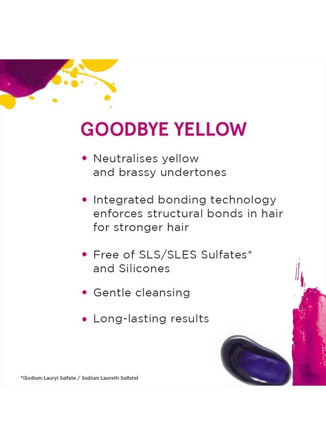 Goodbye Yellow by Schwarzkopf Shampoo 300ml, 10.0 Ounce (4045787515992) - Image 5