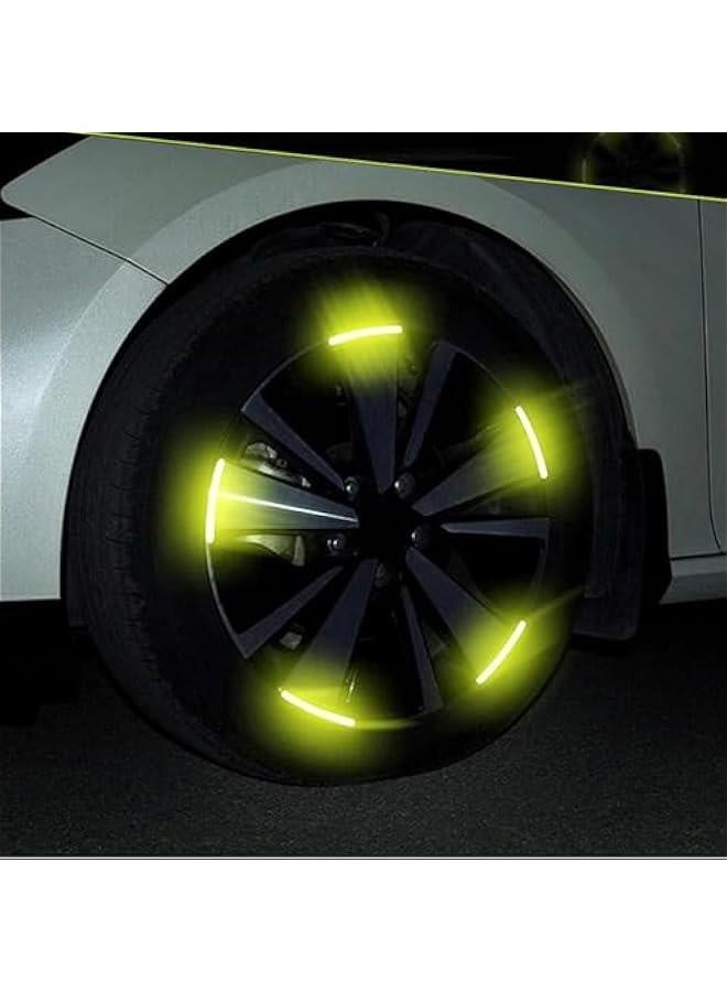 Generic Reflective Clothing Stickers | Waterproof Reflective Strip Tape | Visibility Safety Warning Tape | High Self Adhesive Reflective Stickers for Night Running Cycling Jogging, Yellow - Image 5