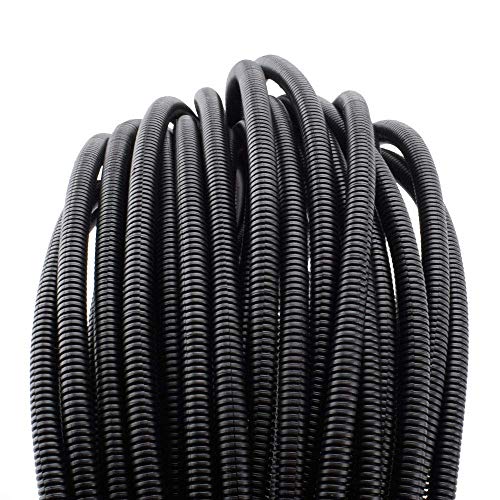 ZhiYo 100 FT 1/4” Wire Loom Split Tubing Auto Wire Conduit Flexible Cover - Image 4
