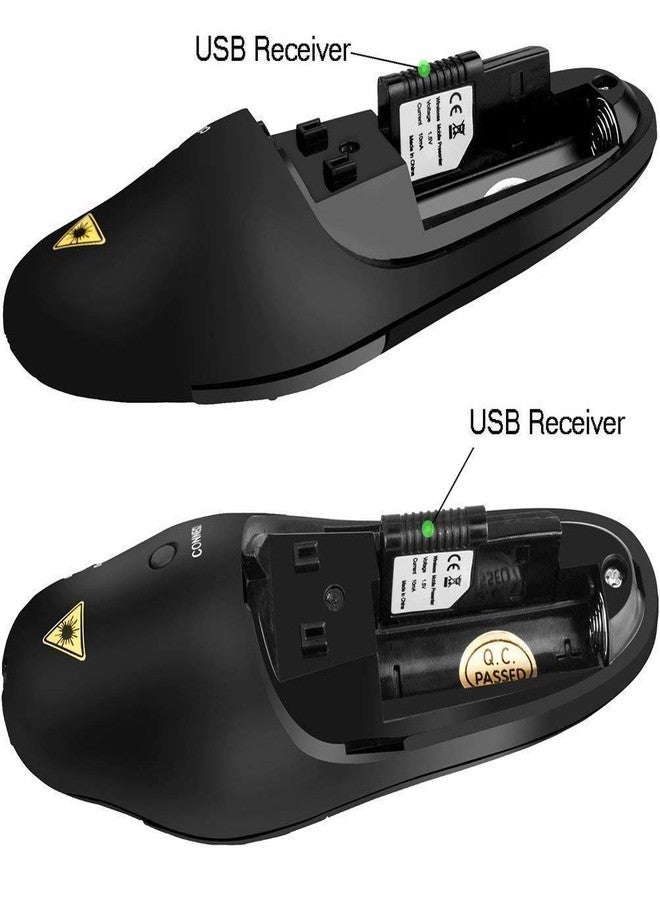 سبين كارت جهاز تحكم عن بعد لاسلكي للعرض التقديمي من SPIN CART، جهاز تحكم عن بعد لاسلكي USB بتردد 2.4 جيجاهرتز لعرض PowerPoint التقديمي، يدعم أنظمة Windows وMacOS وLinux - Image 4