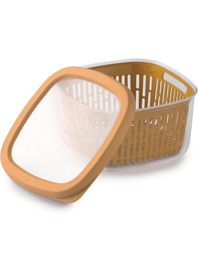 Snips Aroma Keeper Square Fruit Container Mustard 1.5 L 000370 - Image 3