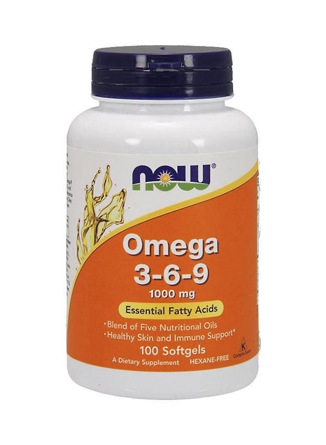 Omega 3-6-9 1000 mg  100 Softgels