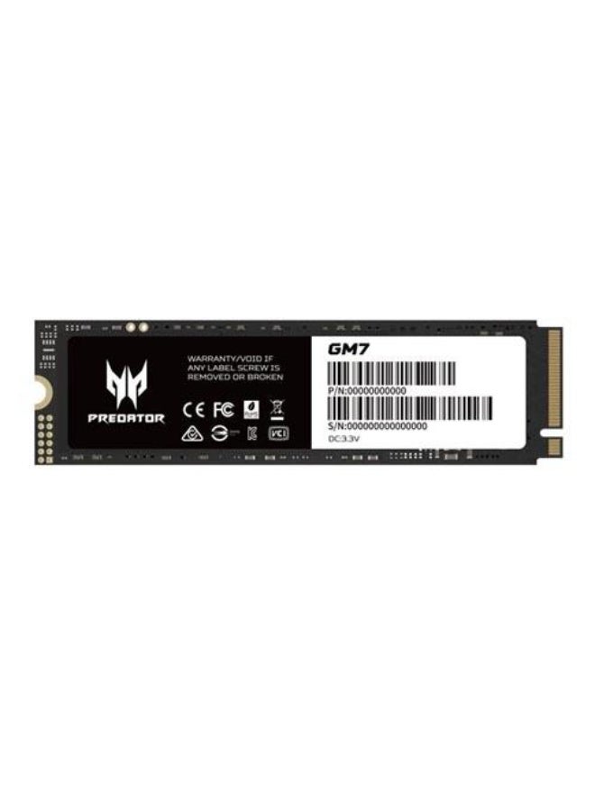 Predator GM7000 512GB Gaming SSD PCIe NVMe Gen4 M.2 2280 3D NAND Internal Solid State Drive with Cooling Pad Up to 7,400 MB/s (GM7000-512GB) 512 GB