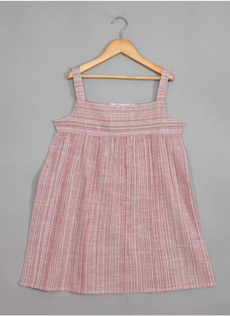 babyqlo Pure cotton stripe pattern short dress for girls  - Image 5