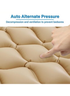 Generic Medical Air Pressure Replacement Bed Mattresses for Bed Sores with Electric Pumps, Quiet Inflatable Air Mattresses Fits Standard Hospital Bedridden Patients, Multicolor Vinyl by Bizeon  - Image 4