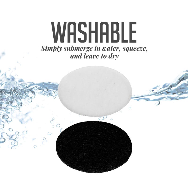 OVENTE Charcoal and Oil Vapor Replacement Filter Set Compatible with 2L Electric Deep Fryer FDM2201BR, 3-Pack Odor-Reducing Filters for Cleaner, Safer Home Frying, Black & White ACPFDM2203 - Image 4