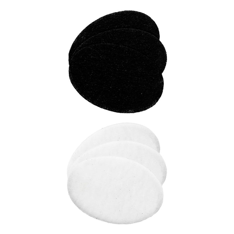 OVENTE Charcoal and Oil Vapor Replacement Filter Set Compatible with 2L Electric Deep Fryer FDM2201BR, 3-Pack Odor-Reducing Filters for Cleaner, Safer Home Frying, Black & White ACPFDM2203 - Image 1