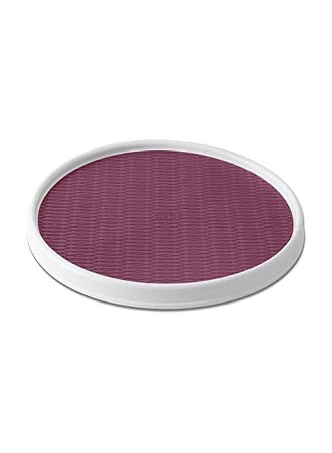 كوبكو صينية دوارة مانعة للانزلاق لخزانة المؤن من كوبكو، مقاس 18 بوصة، أبيض/بنفسجي - Image 1