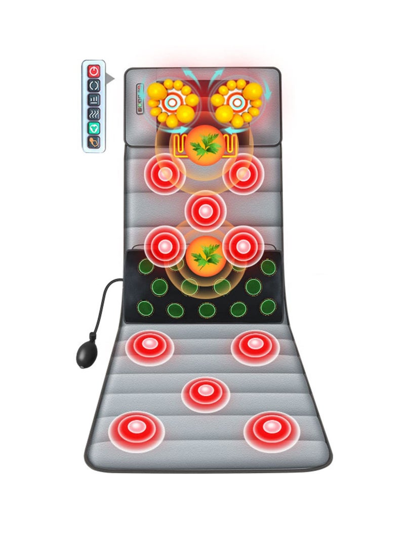 Hihonor Heating Pad Full Body Vibrating Massage Mat Back Massager -Deep Tissue Kneading Massage Chair Pad for Full Back,Chair Massager for Home or Office Massage Mat  - Image 1