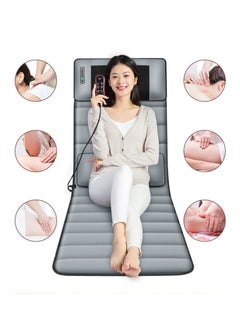 Hihonor Heating Pad Full Body Vibrating Massage Mat Back Massager -Deep Tissue Kneading Massage Chair Pad for Full Back,Chair Massager for Home or Office Massage Mat  - Image 2