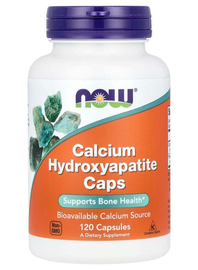 now كبسولات هيدروكسيباتيت الكالسيوم 120 كبسولة