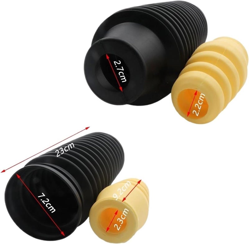 DEMULAX Front Dust Cover Air Shock Absorber Boot Set - Image 2