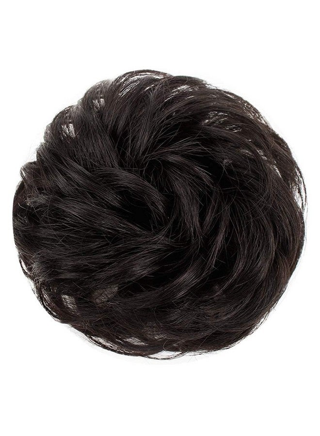 MoonEyes 1 Pcs Matt Finished Brown Messy Rubber Hair Bun Hair Juda Hair Piece For Women in 30 Gram (Pack OF 1, 1, count) - Image 4