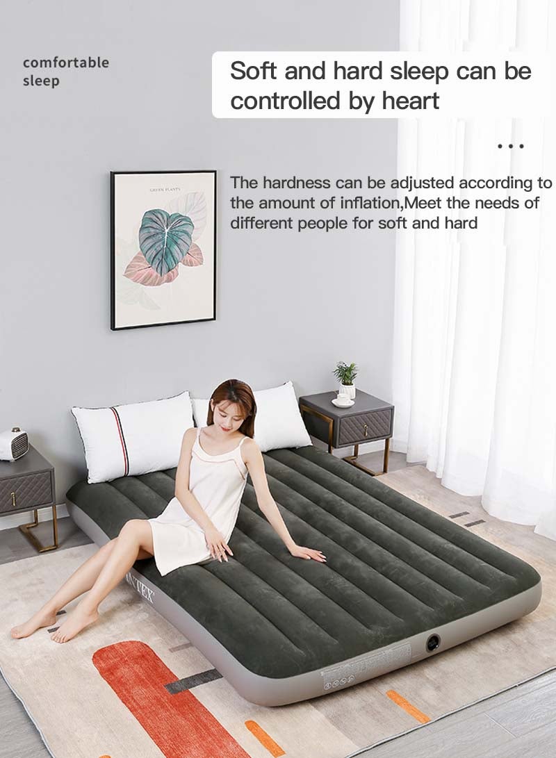 انتكس مرتبة هوائية Dura Beam Downy مع مسند للقدمين مقاس مزدوج من مادة PVC 191 × 99 × 25 سم  - Image 3