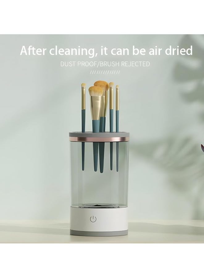 Eworld Electric Makeup Brush Cleaner – Automatic Spinning Brush Washer for All Brush Sizes  - Image 4