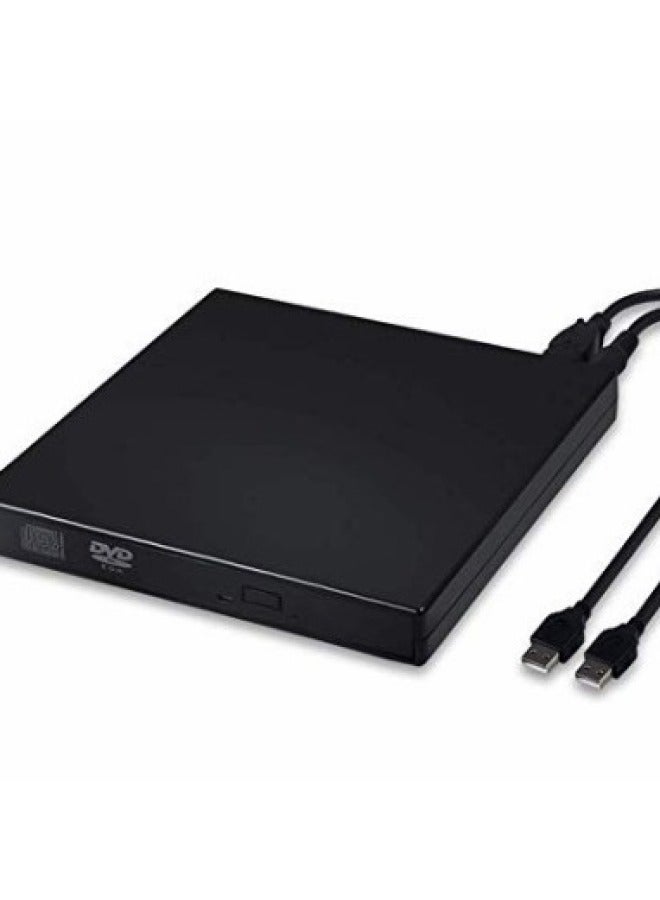 USB خارجي DVD-CDRW نماذج ساخنة مباشرة حركة SATA المستوردة - اللون: فضي أسود - Image 3