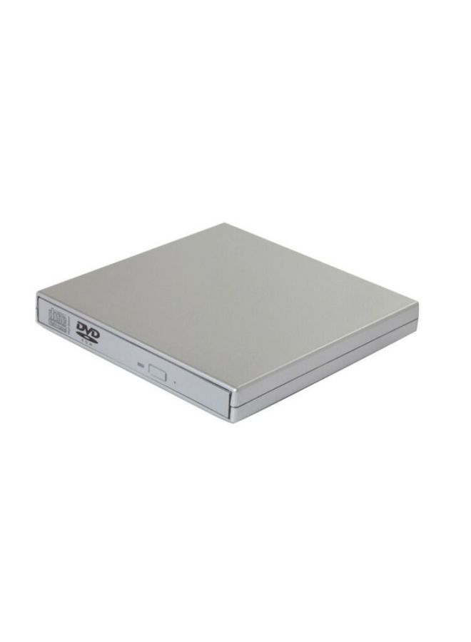 USB خارجي DVD-CDRW نماذج ساخنة مباشرة حركة SATA المستوردة - اللون: فضي أسود - Image 4