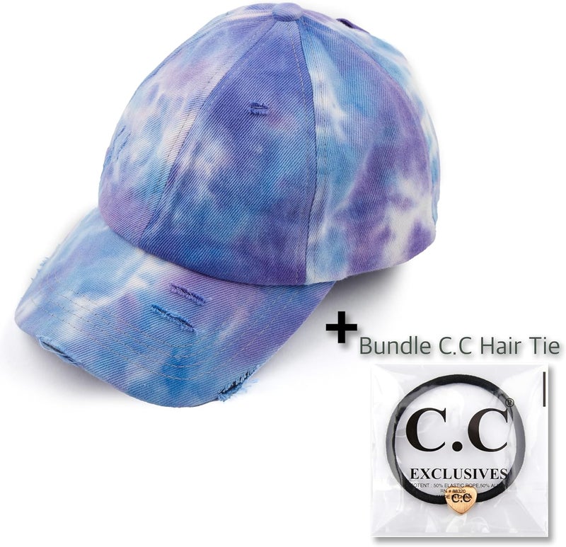 Cc Ponycap Messy High Bun Ponytail Adjustable Glitter Mesh Trucker Baseball Cap - Image 2