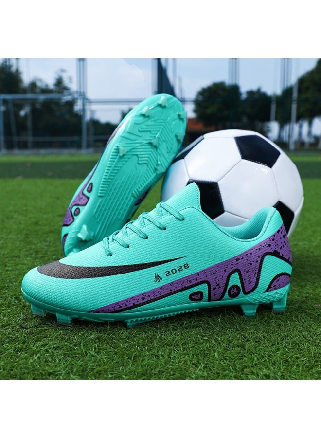 Customized Children's Football Shoes for Boys, Youth Football Shoes for Students, Girls' TF Turf Football Shoes, AG Long Studs Outdoor