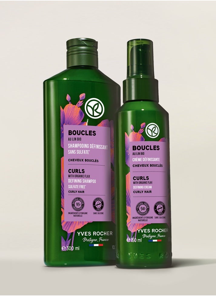 Yves Rocher Curls Shampoo With Organic Flax-Sulfate Free  - Image 2